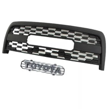 Cargar imagen en el visor de la galería, NINTE For 2003-2006 TOYOTA Tundra Grill &amp; W/LED Lights Black Front Bumper Grille