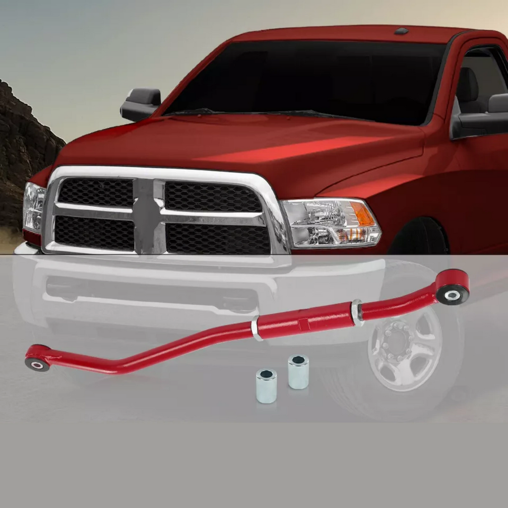 NINTE For 2003-2013 Dodge Ram 2500 3500 HD Front Adjustable Track Bar 2-6 Lift Red