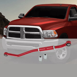 NINTE For 2003 - 2013 Dodge Ram 2500 3500 HD Front Adjustable Track Bar 2 - 6 Lift Red - NINTE