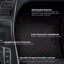 Charger l&#39;image dans la galerie, NINTE For 2020-2024 Hyundai Sonata 2021-2025 Kia K5 FWD All Weather Floor Mats Liners