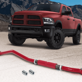 NINTE For 2003 - 2013 Dodge Ram 2500 3500 HD Front Adjustable Track Bar 2 - 6 Lift Red - NINTE