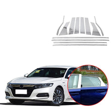 Cargar imagen en el visor de la galería, NINTE Honda Accord Sedan 10th 2018-2019 Stainless Steel Glass Window Garnish Pillar Column - NINTE