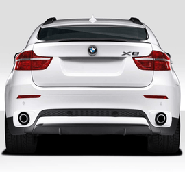 NINTE For 2015 - 2019 BMW F16 X6 F86 X6M Rear Spoiler ABS Carbon Fiber Look M50D Style Lift Gate Trunk Wing - NINTE