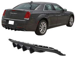NINTE For 2015 - 2021 Chrysler 300 Dual Rectangle Exhaust Opening Rear Diffuser Rear Bumper Lip - NINTE