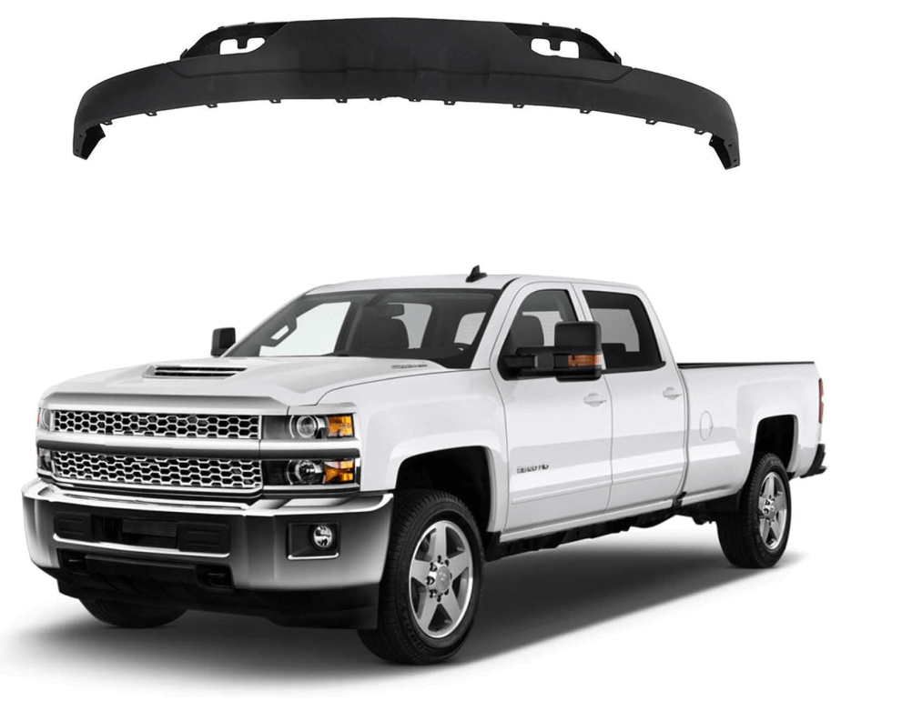 NINTE For 2016-2019 Silverado 1500 Front Bumper Valance with Tow Hook Holes 84029800