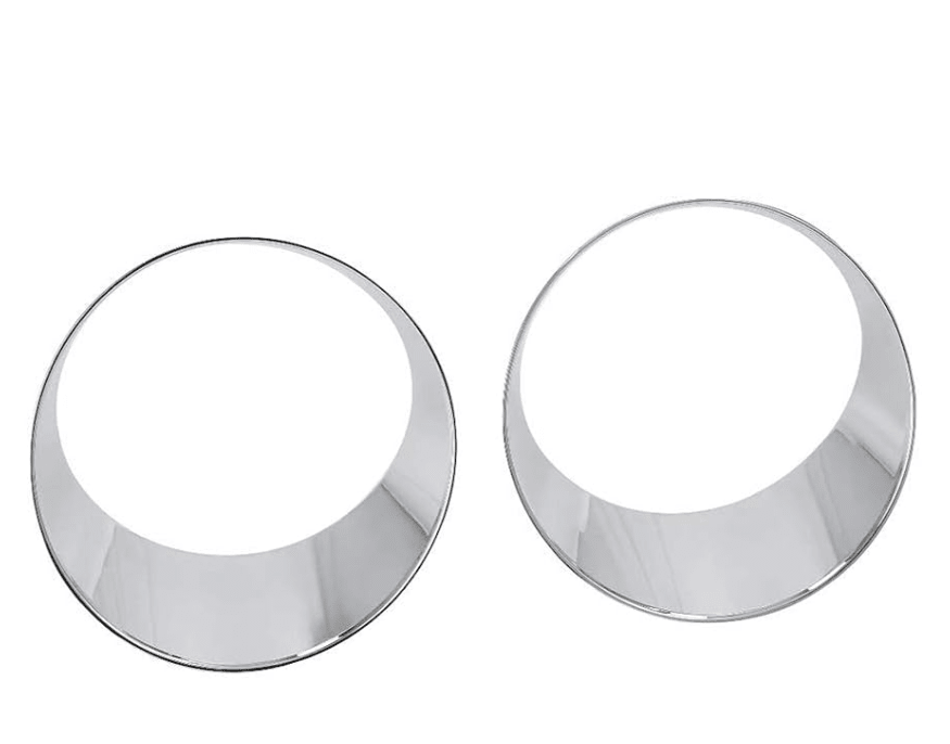 NINTE For Headlight Bezel Covers Trim for 2018 2019 Jeep - NINTE