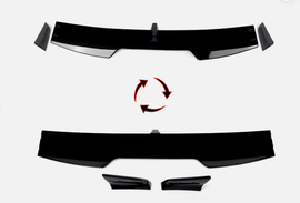 NINTE For BMW X6 G06 X6M 2020 - 2023 Gloss Black Rear Rear Roof Lip Spoiler Top Wing - NINTE