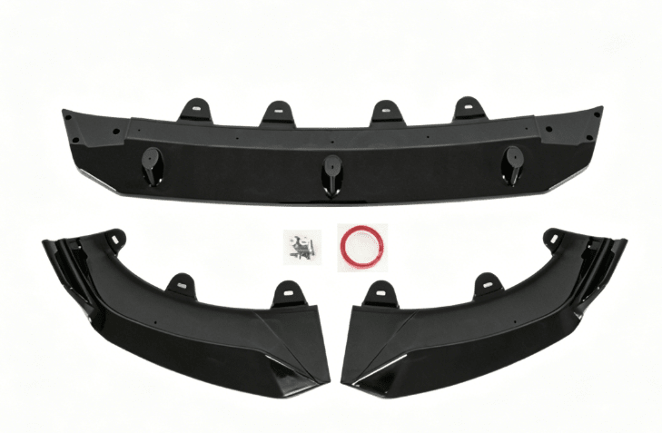 NINTE For BMW G01 X3 G02 X4 LCI M Sport 2022 - 25 GT - Style Glossy Black Front Bumper Lip - NINTE