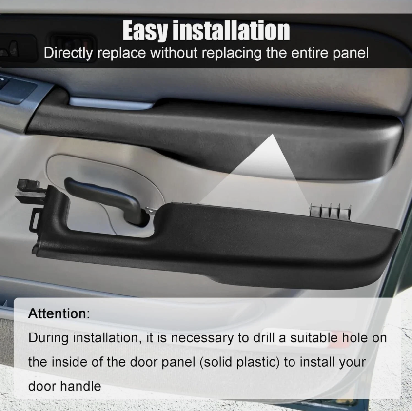 NINTE Front Left & Right Door Armrest Handle For GMC Yukon Chevy Suburban/Tahoe 1999-06