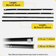 Laden Sie das Bild in den Galerie-Viewer, NINTE For Door Window Weatherstrips Belt Seal Moulding Trim For Toyota Pickup LN50 1984-1989