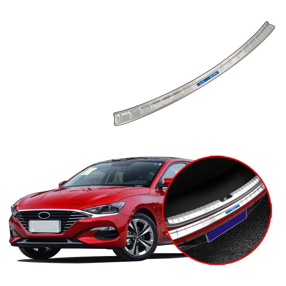 NINTE Hyundai Lafesta 2018-2019 Rear Outer Bumper Protector Scuff Plate Guard Cover - NINTE