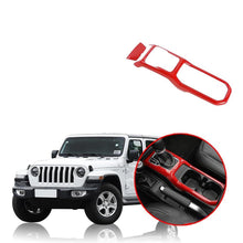 Load image into Gallery viewer, Ninte Jeep Wrangler JL 2018-2019 Gear Shift Box Panel Cover Trim Strips Garnish Decoration Protection - NINTE