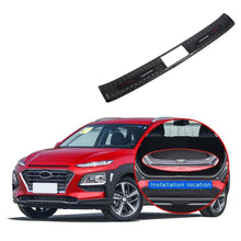 Laden Sie das Bild in den Galerie-Viewer, NINTE Hyundai Kauai Kona Encino 2017-2020 SUV Rear Inner Bumper Guard Sill Plate - NINTE