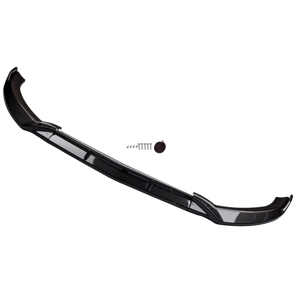 NINTE For 2015 - 2018 Benz C - Class W205 Sport Front Lip Front Bumper Lip Splitter ABS 3PCS - NINTE