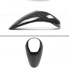NINTE REAL CARBON SHIFT KNOB TRIM COVER FOR F87 M2 F80 M3 F82 M4 F85 X5M F86 X6M - NINTE
