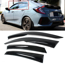 Cargar imagen en el visor de la galería, NINTE For 2016-2021 HONDA CIVIC FK4 FK7 5DR HATCHBACK WINDOW VISOR RAIN GUARD DEFLECTORS