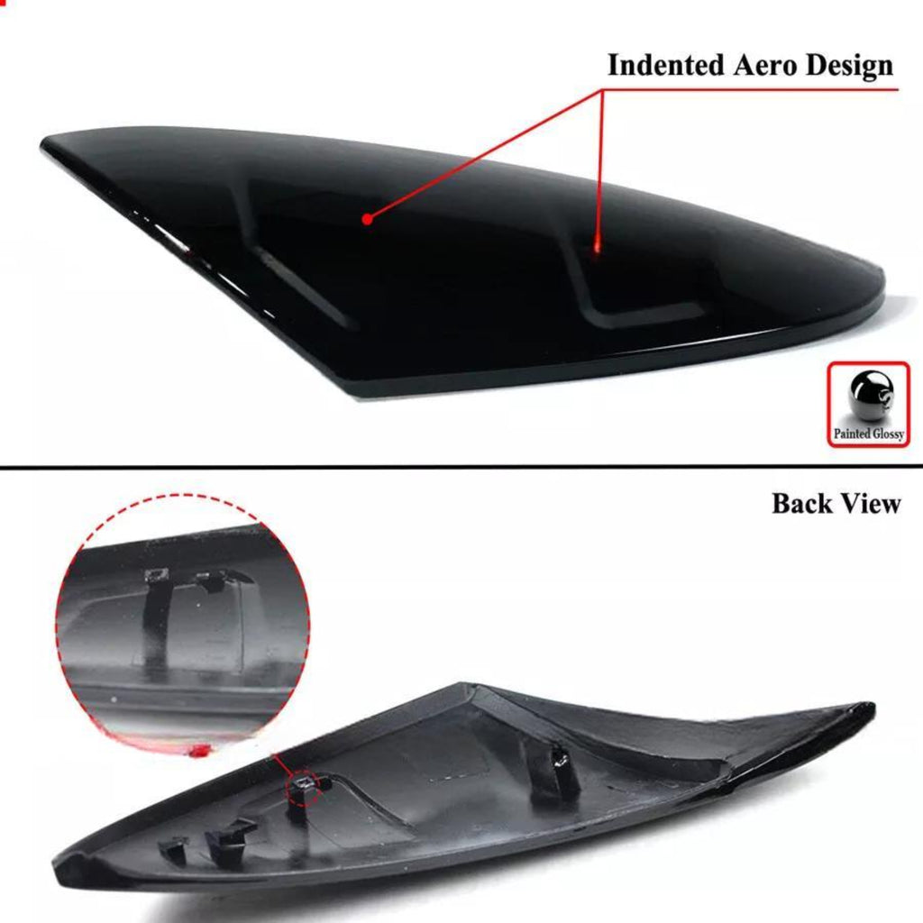 NINTE For 2019-2024 LEXUS IS ES RC LS UX M STYLE MIRROR COVER CAPS GLOSS BLACK REPLACEMENT