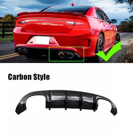 NINTE For 2015 - 2023 Dodge Charger Quad Exhaust Rear Diffuser NOT for Wide body - NINTE