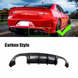 NINTE For 2015-2023 Dodge Charger Quad Exhaust Rear Diffuser NOT for Wide body