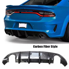 Load image into Gallery viewer, NINTE For 2020-2023 Dodge Charger Widebody Quad Exhaust Rear Diffuser Rear Bumper Lip