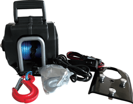 NINTE Trailer Winch, Reversible Electric Winch, for Boats up to 9500lbs. 12V DC, Power - in, Power - Out, and Freewheel Operations - NINTE