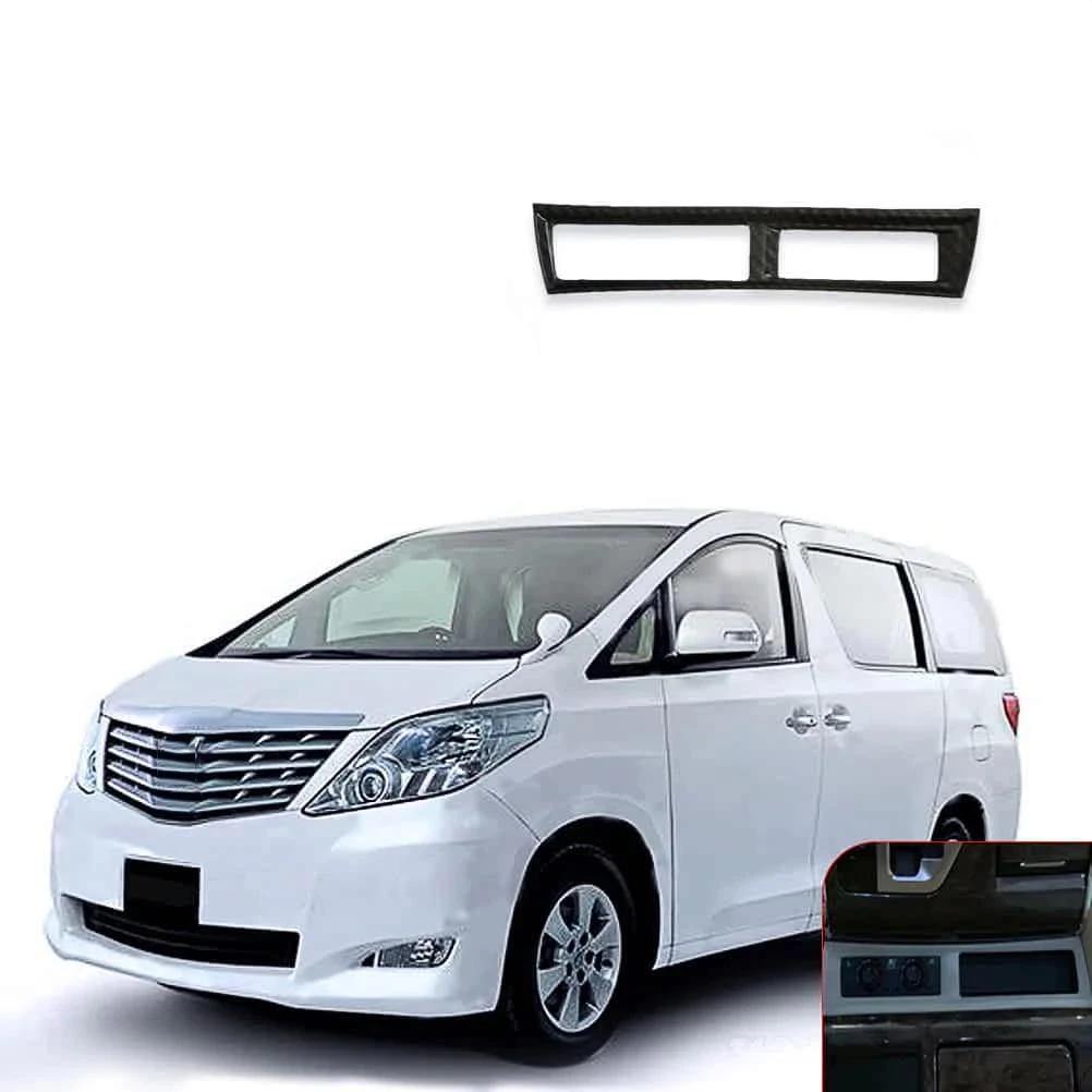 NINTE Toyota Alphard 2015-2019 Carbon Fiber Style Seat Heating Switch Control Cover - NINTE
