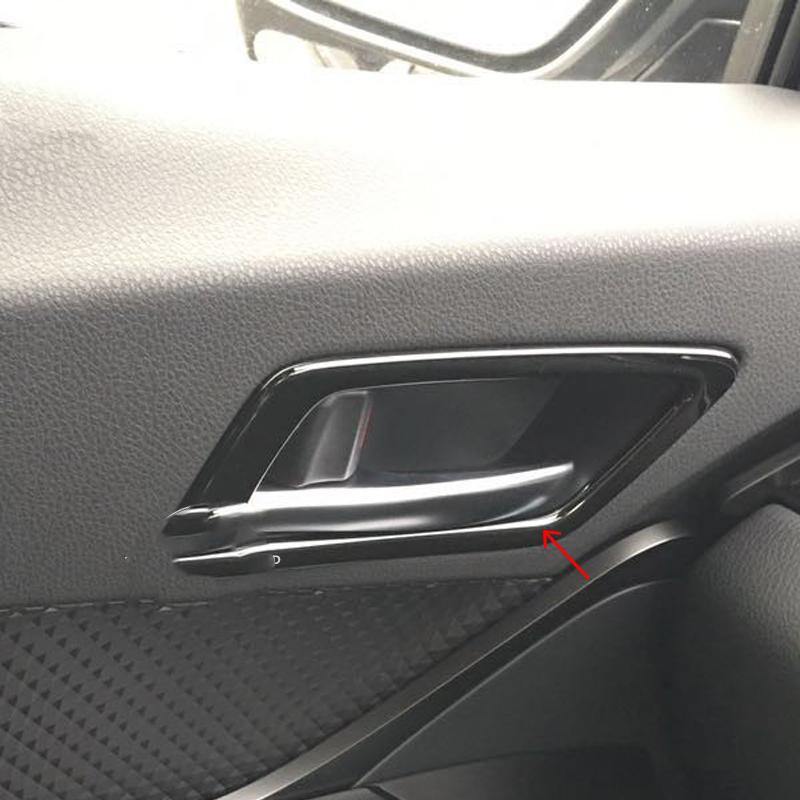 Toyota C-HR CHR 2016 2017 2018 Interior Door Handle Bowl Surround Trim ABS Matte Car Accessories Styling - NINTE