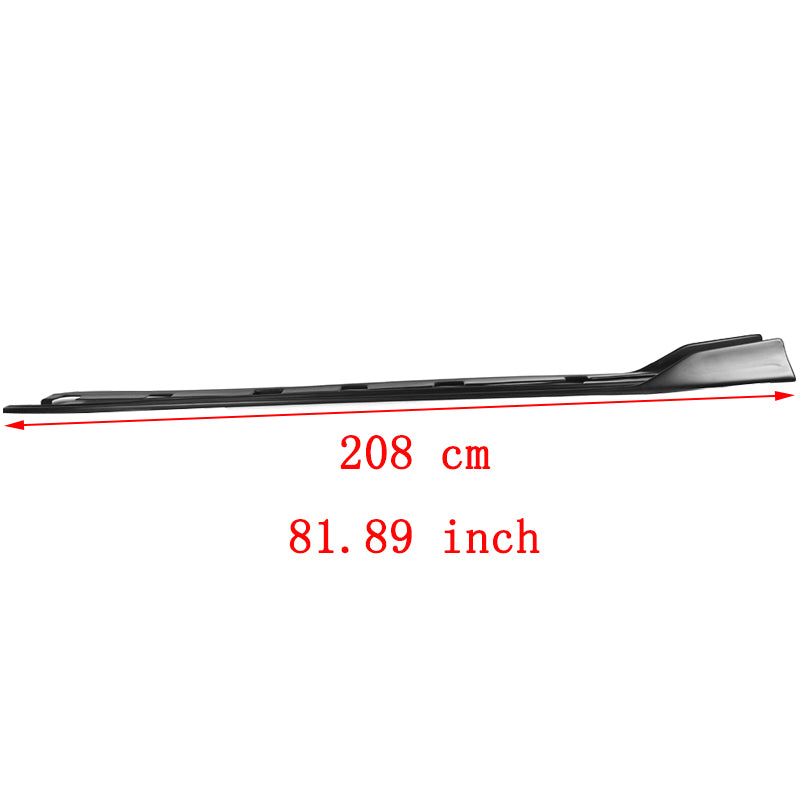 NINTE Side Skirts For Lexus IS300 IS350 2014-2019 Dimension