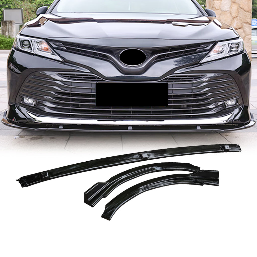 NINTE Front Bumper Lip For 2018-2023 Toyota Camry LE XLE