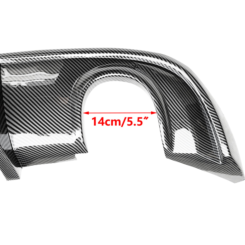 NINTE Rear Diffuser For 2015-2018 Dodge Charger RT 2015-2022 SXT 