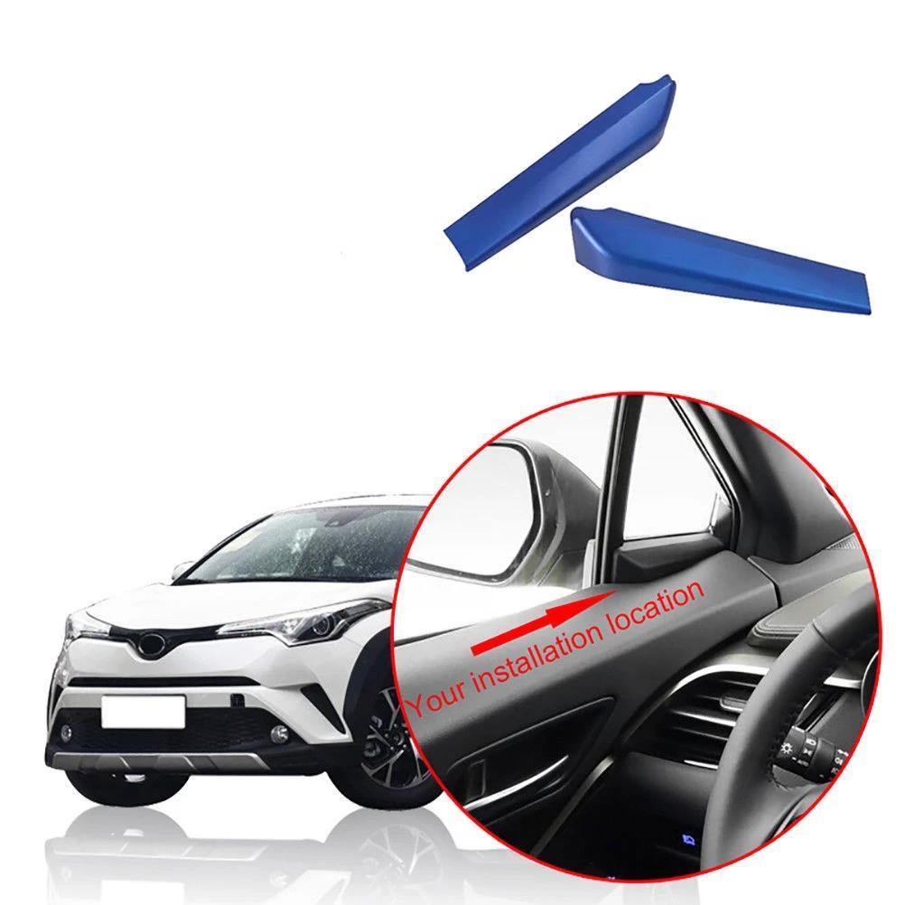 Toyota CHR 2016-2018 Interior Front Door Window A-Pillar Cover Trim Triangle Sticker - NINTE