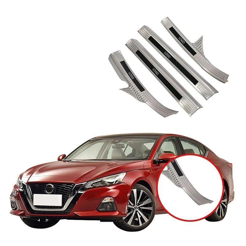 Ninte Nissan Altima 2019 Interior Stainless Steel Sill Scuff Plate Threshold Plate Cover - NINTE
