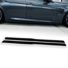 Load image into Gallery viewer, NINTE Side Skirts Fits BMW M3 F80 M4 F82 2013-2018 ABS Gloss Black
