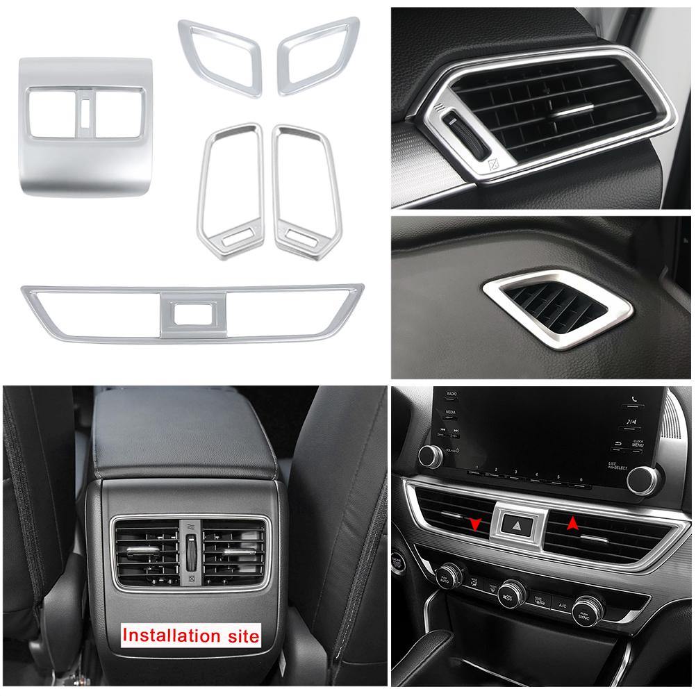 NINTE Honda Accord 10th 2018-2019 Interior Front Rear Console Dashboard Left and Right A/C Vent Frame Cover - NINTE