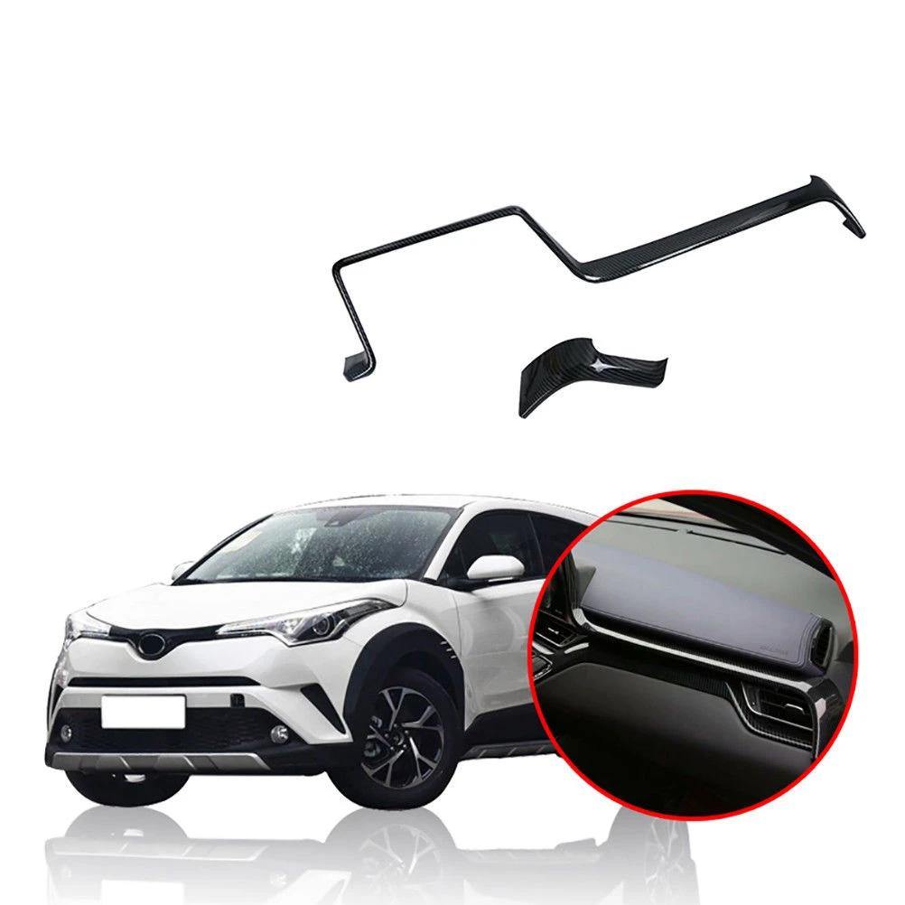 Toyota C-HR 2017 2018 2019 Center Control Panel Dashboard Console Decoration Cover Trim ABS Car Styling Accessories - NINTE