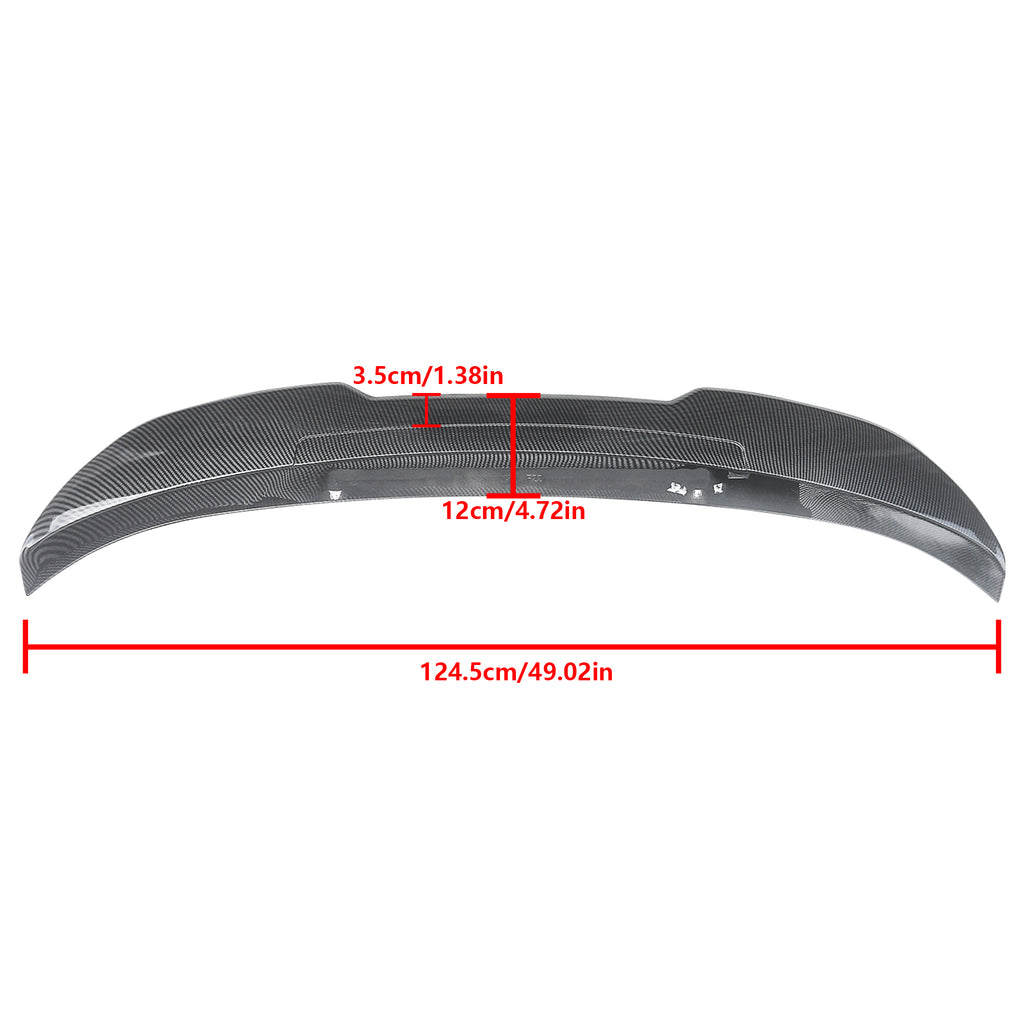 NINTE Rear Spoiler For BMW 2 Series F22 F87 M2 PSM Style Carbon Fiber Look