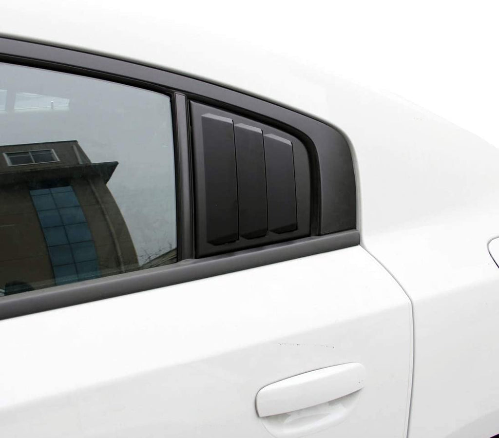NINTE Black Side Window Air Vent Cover for Dodge Charger 2011-2021