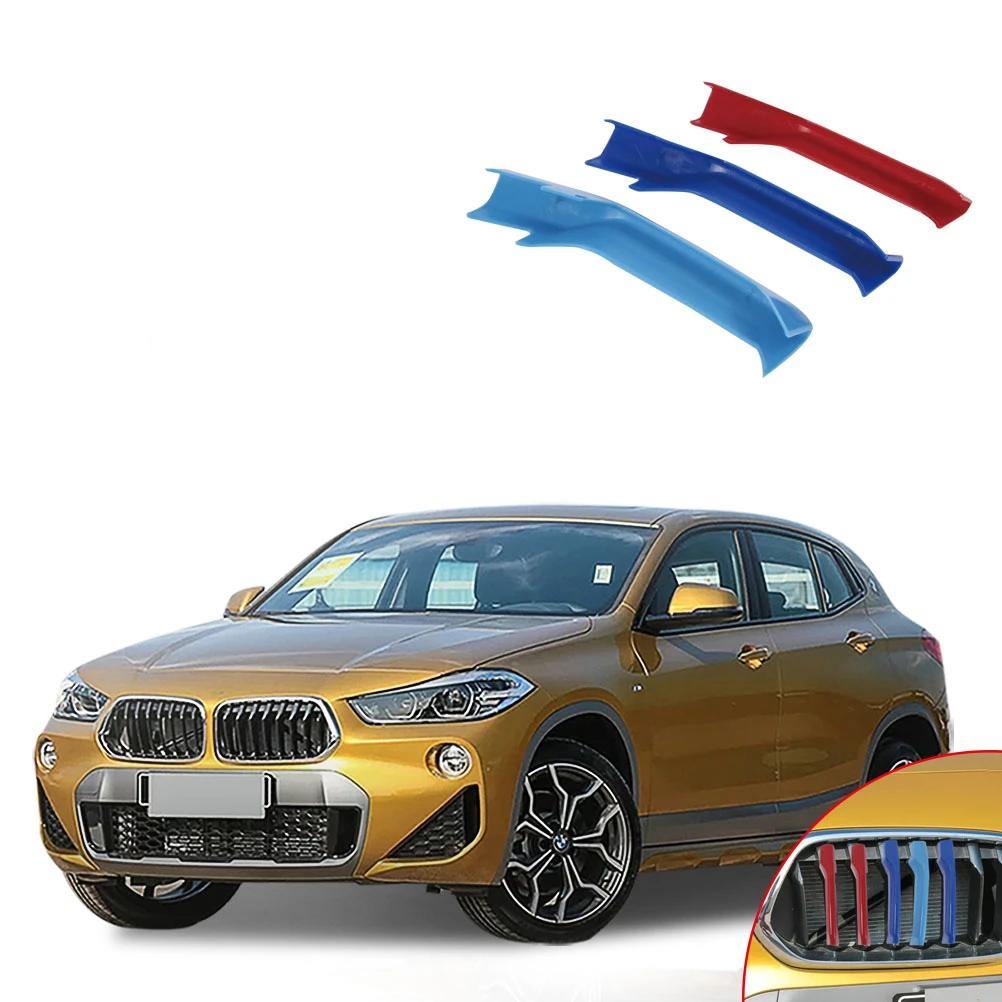 Ninte BMW X2 2018 Front Grill Stripes Covers Grid Stripes Clip Motorsport Decoration - NINTE
