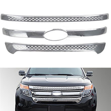 Load image into Gallery viewer, NINTE Ford Explorer 2011-2015 Chrome Grille Overlay Grill Covers - NINTE