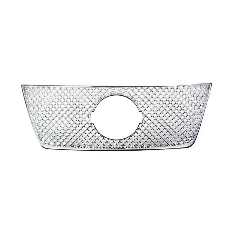 NINTE Nissan Pathfinder S/SV/SL/PLATINUM 2013-2016 ABS Chrome Painted Front Mesh Grille Overlay Cover - NINTE