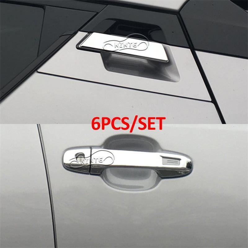 Toyota C-HR 2017-2019 6 PCS ABS Chrome Exterior Front Rear Door Handle Cover - NINTE