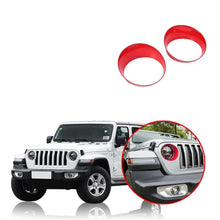 Load image into Gallery viewer, Ninte Jeep Wrangler JL 2018-2019 Headlight Circle Decoration Cover - NINTE