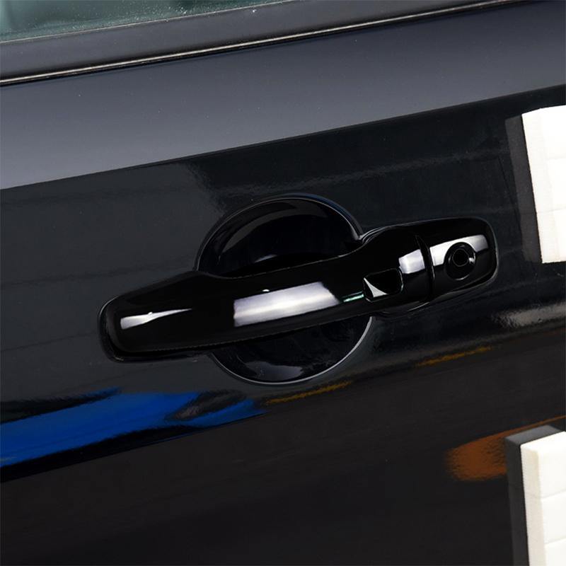 Ninte Ford Explorer 2011-2019 ABS Painted Glossy Black Door Handle Covers Coated with 2 Smart keyholes - NINTE