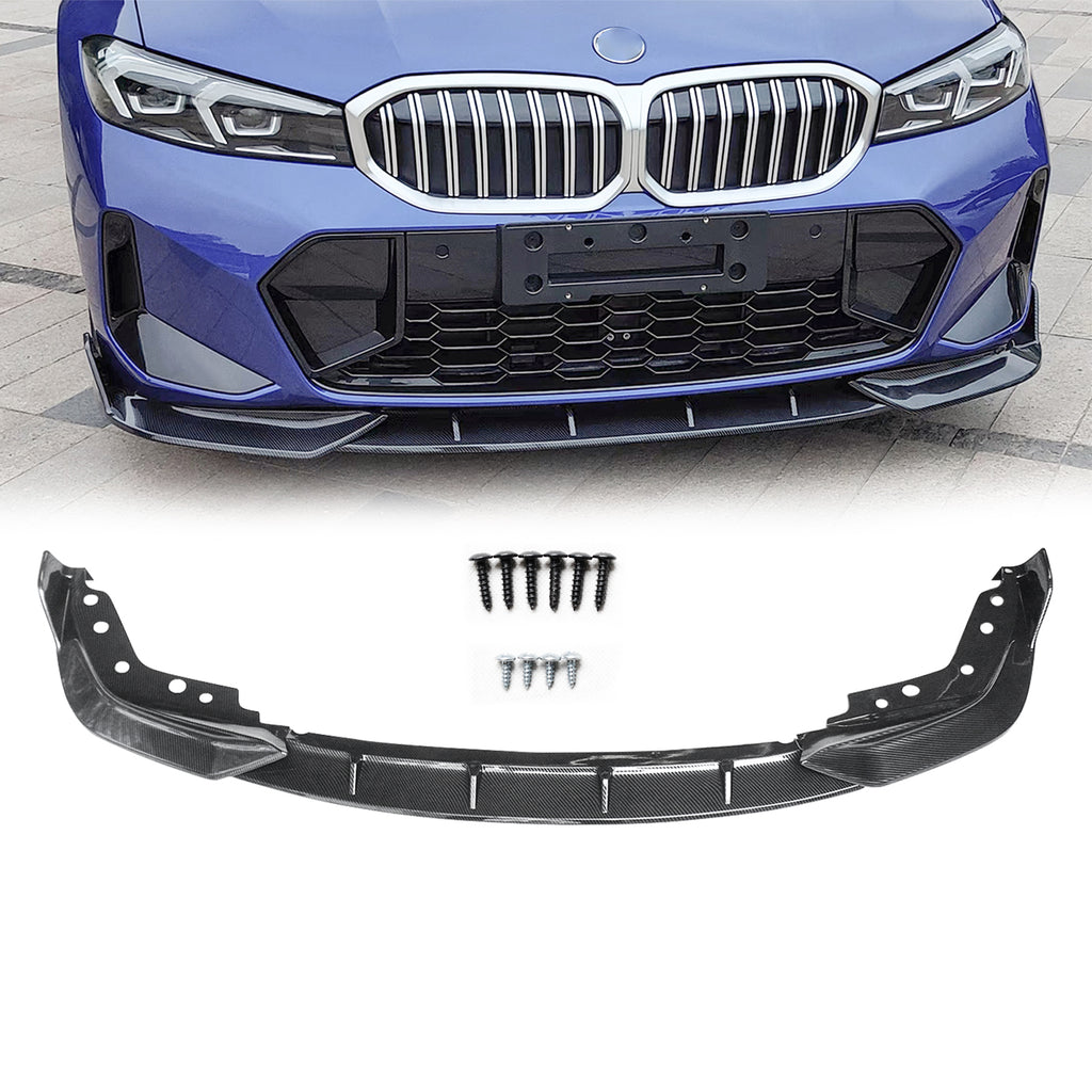 NINTE Front Bumper Lip For 2019-2023 BMW G20 G28 3 Series M Sport 