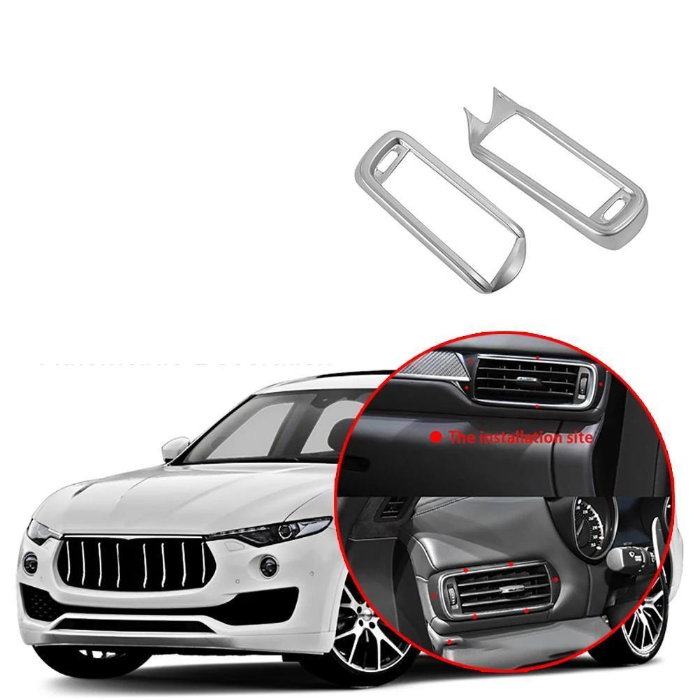 NINTE Maserati Levante 2017-2019 Interior Front Side Air Conditioning Vent Outlet Frame Cover - NINTE