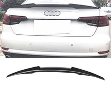 Load image into Gallery viewer, NINTE Rear Spoiler For 2017-2023 Audi A4 S4 B9 ABS Highkick M4 Style Gloss Black