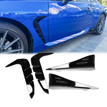 Load image into Gallery viewer, NINTE Side Splitters Vent Covers For 2022 2023 Toyota GR86 Subaru BRZ Gloss Black