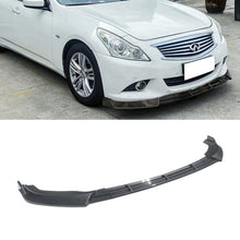 Load image into Gallery viewer, Ninte-abs-carbon-fiber-look-front-lip-for-infiniti-g37