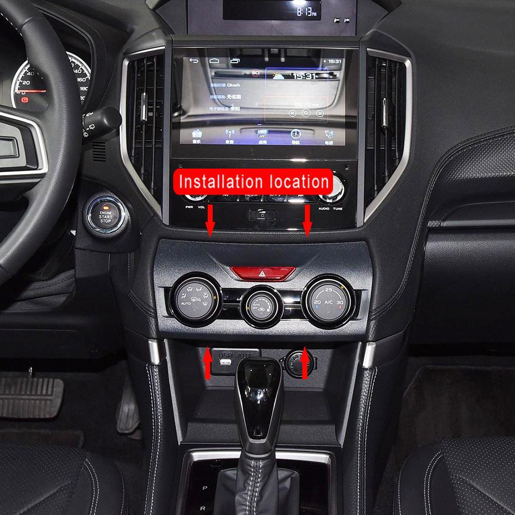 Ninte Subaru Forester 2019 Air Condition Control Panel Cover Pattern - NINTE