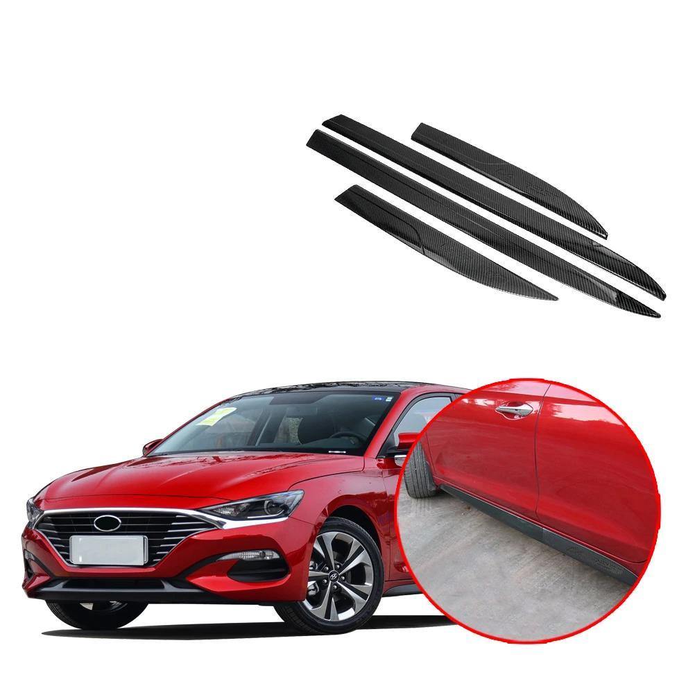 NINTE Hyundai Lafesta 2018-2019 4 PCS Car Door Molding Side Door Sill Trim Strip - NINTE